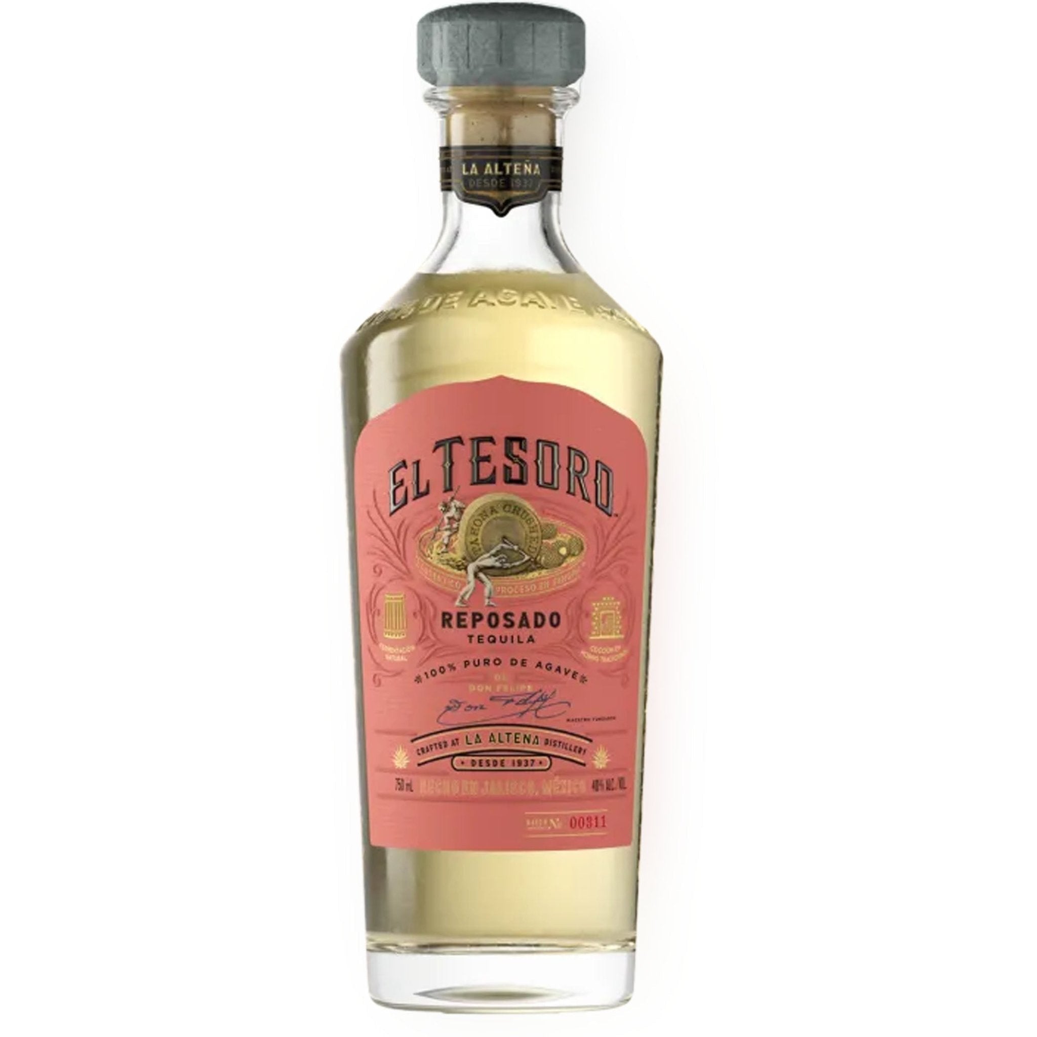El Tesoro Reposado Tequila 750ml - Liquor Boutique