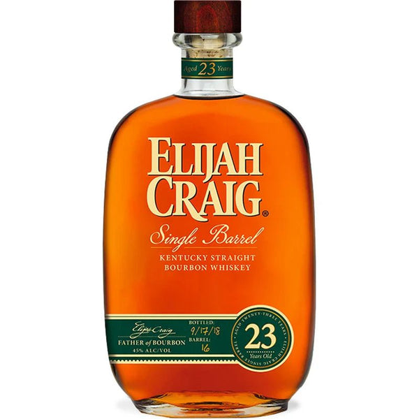 Elijah Craigh 23 Year Old Single Barrel Bourbon Whiskey - Liquor Boutique