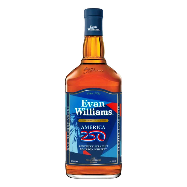 Evan Williams America 250 Commemorative Edition Kentucky Straight Bourbon Whiskey 1.75L - Liquor Boutique