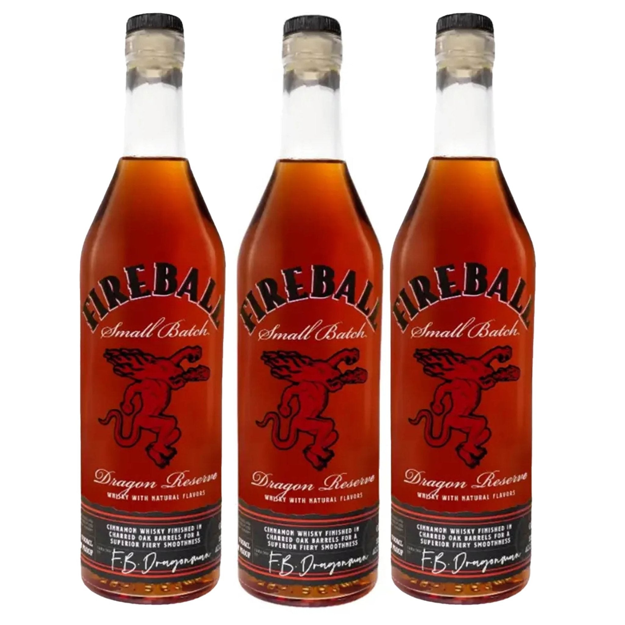 Fireball Small Batch Dragon Reserve 750ML 3 - Pack - Liquor Boutique