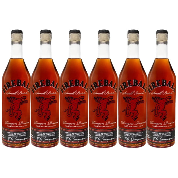 Fireball Small Batch Dragon Reserve Cinnamon Whiskey 6 Pack - Liquor Boutique