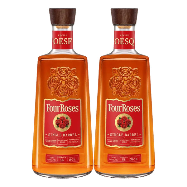 Four Roses OESF & OESQ Single Barrel Bourbon Bundle 750ml - Liquor Boutique
