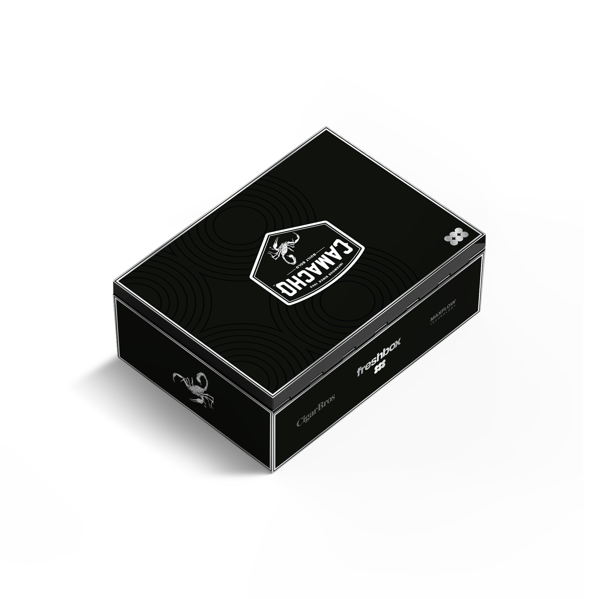 FreshBox™ Camacho Black Edition Humidor Starter Kit