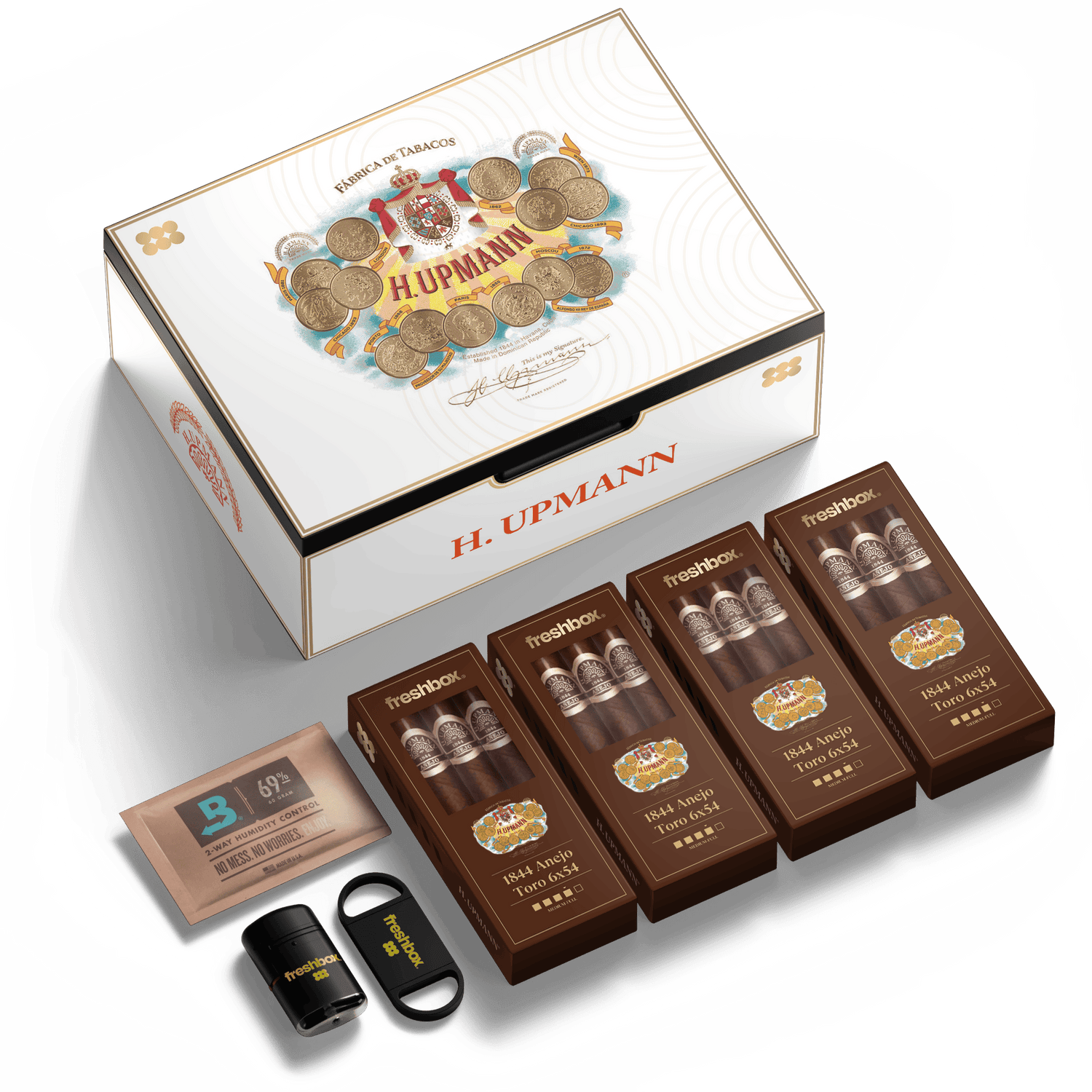 FreshBox H. Upmann Edition Humidor Starter Kit - Liquor Boutique