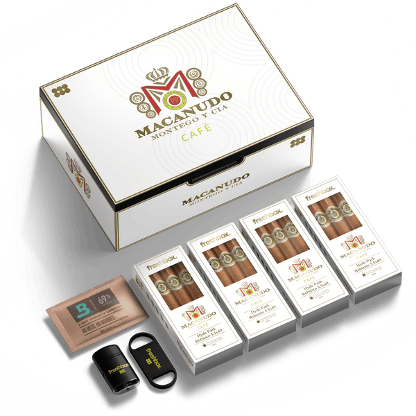 FreshBox Macanudo Cafe Edition Humidor Starter Kit - Liquor Boutique