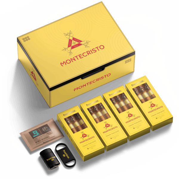 FreshBox Montecristo Classic Edition Humidor Starter Kit - Liquor Boutique