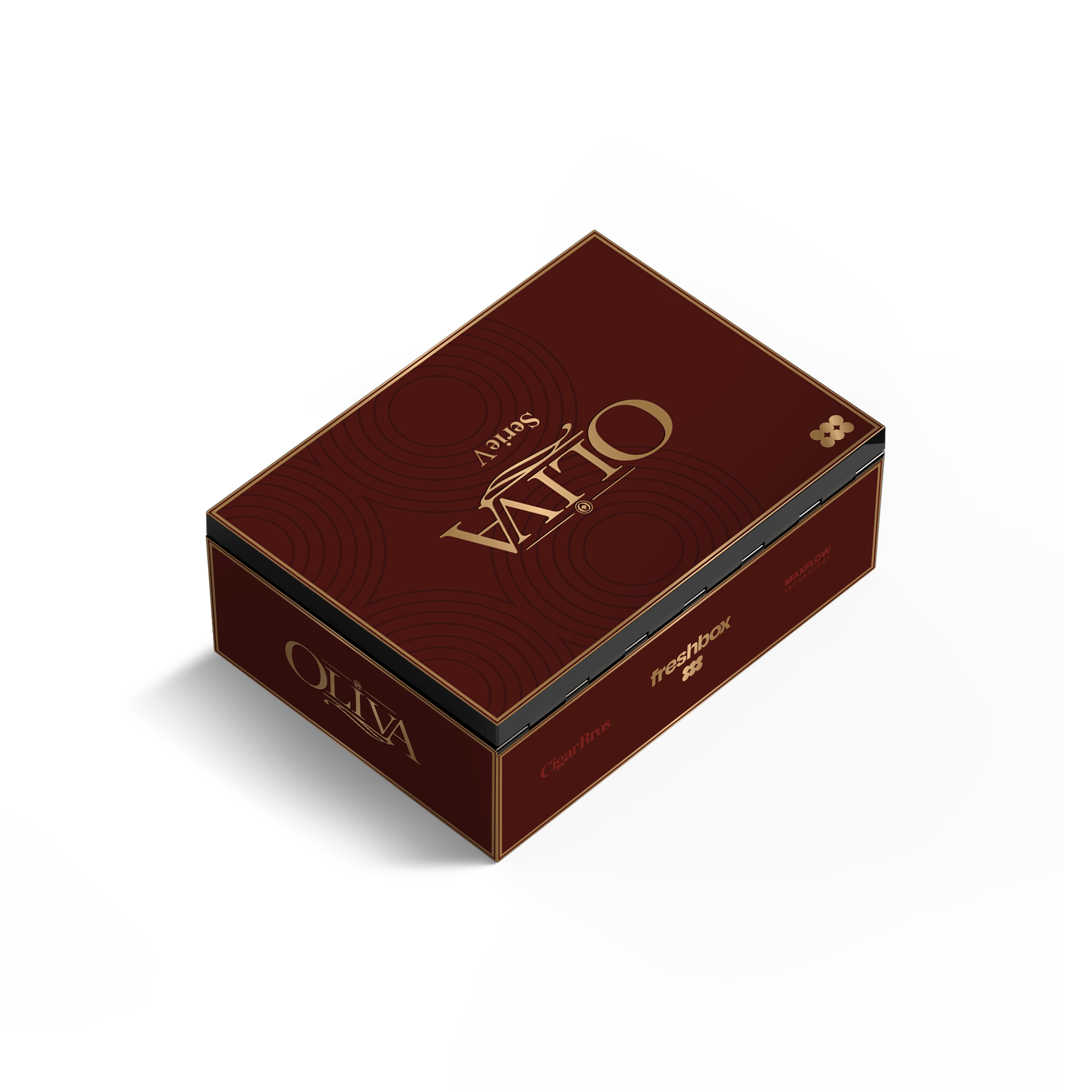 FreshBox™ Oliva Serie V Melanio Edition Humidor Starter Kit