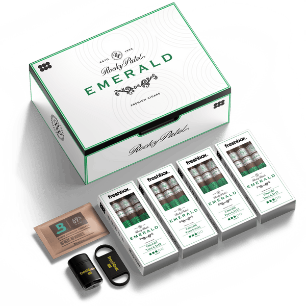 FreshBox Rocky Patel Emerald Edition Humidor Starter Kit - Liquor Boutique