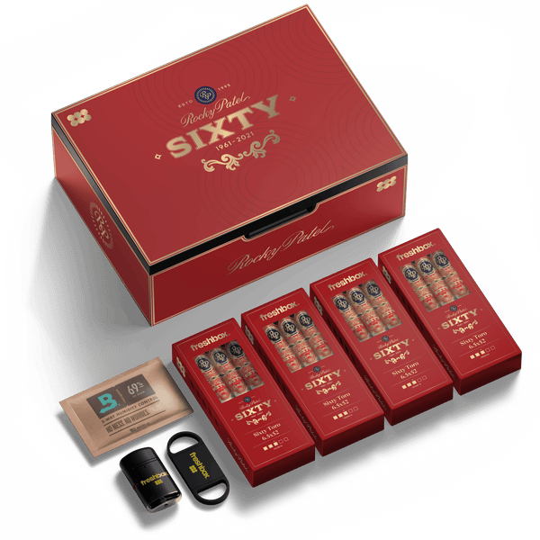 FreshBox Rocky Patel Sixty Edition Humidor Starter Kit - Liquor Boutique