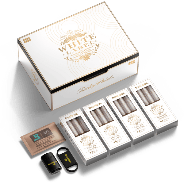 FreshBox Rocky Patel White Label Edition Humidor Starter Kit - Liquor Boutique