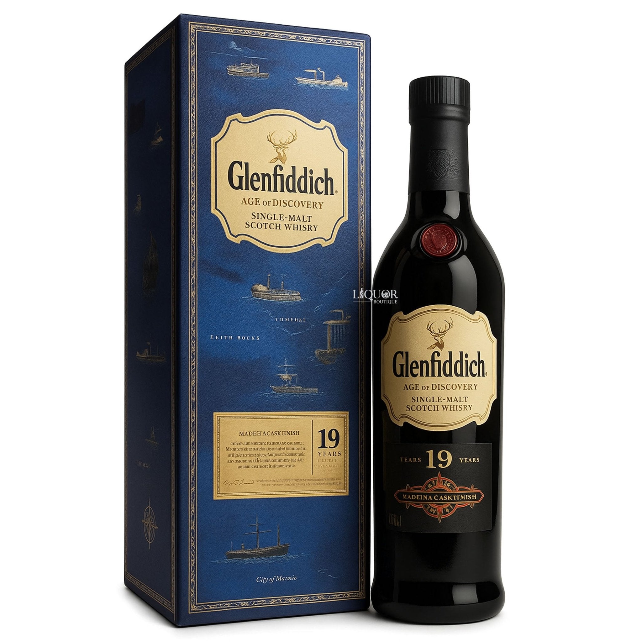 Glenfiddich 19 Year Old Age of Discovery Bourbon Cask Reserve Single Malt Scotch - Liquor Boutique