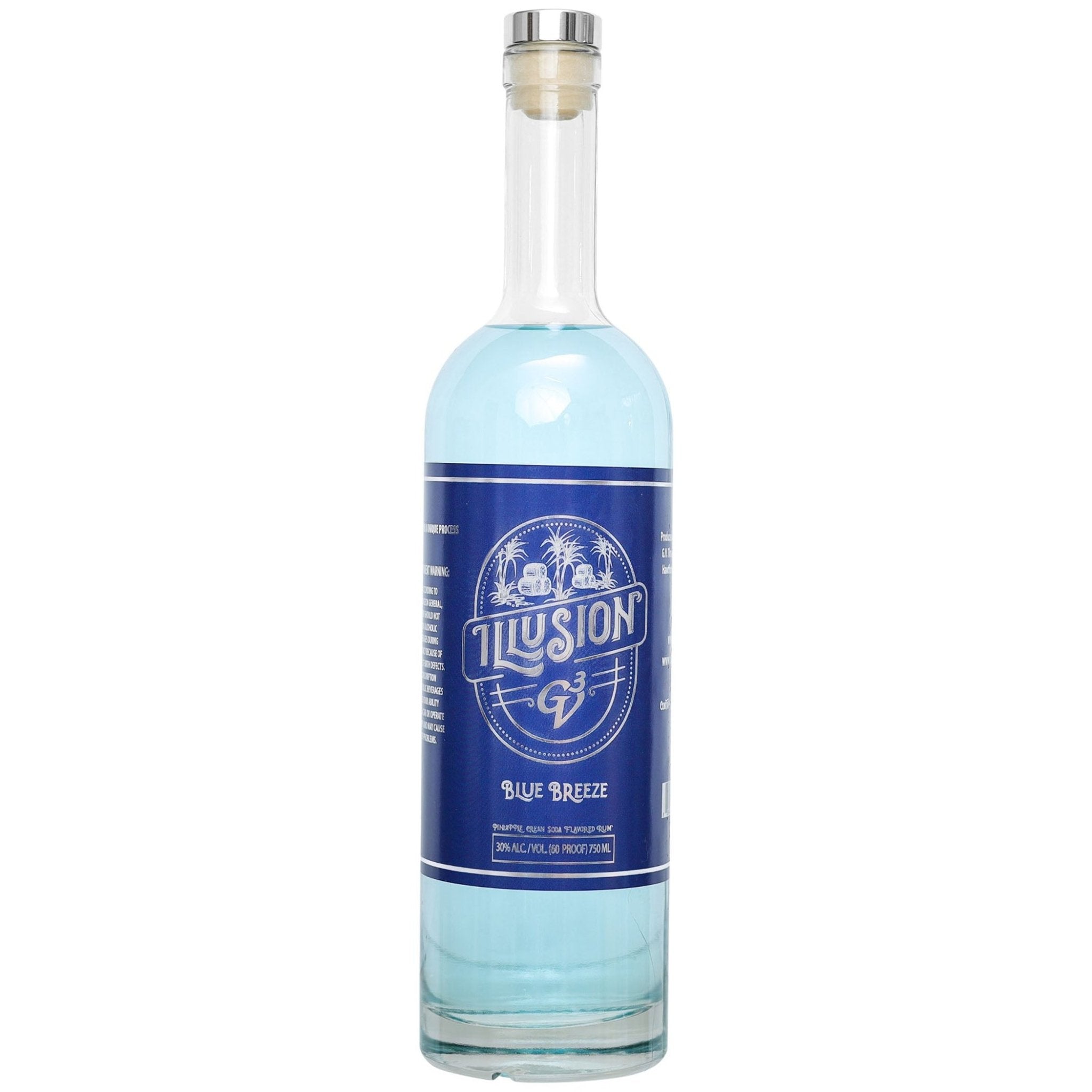 GV3 Illusion Blue Breeze Rum - Liquor Boutique