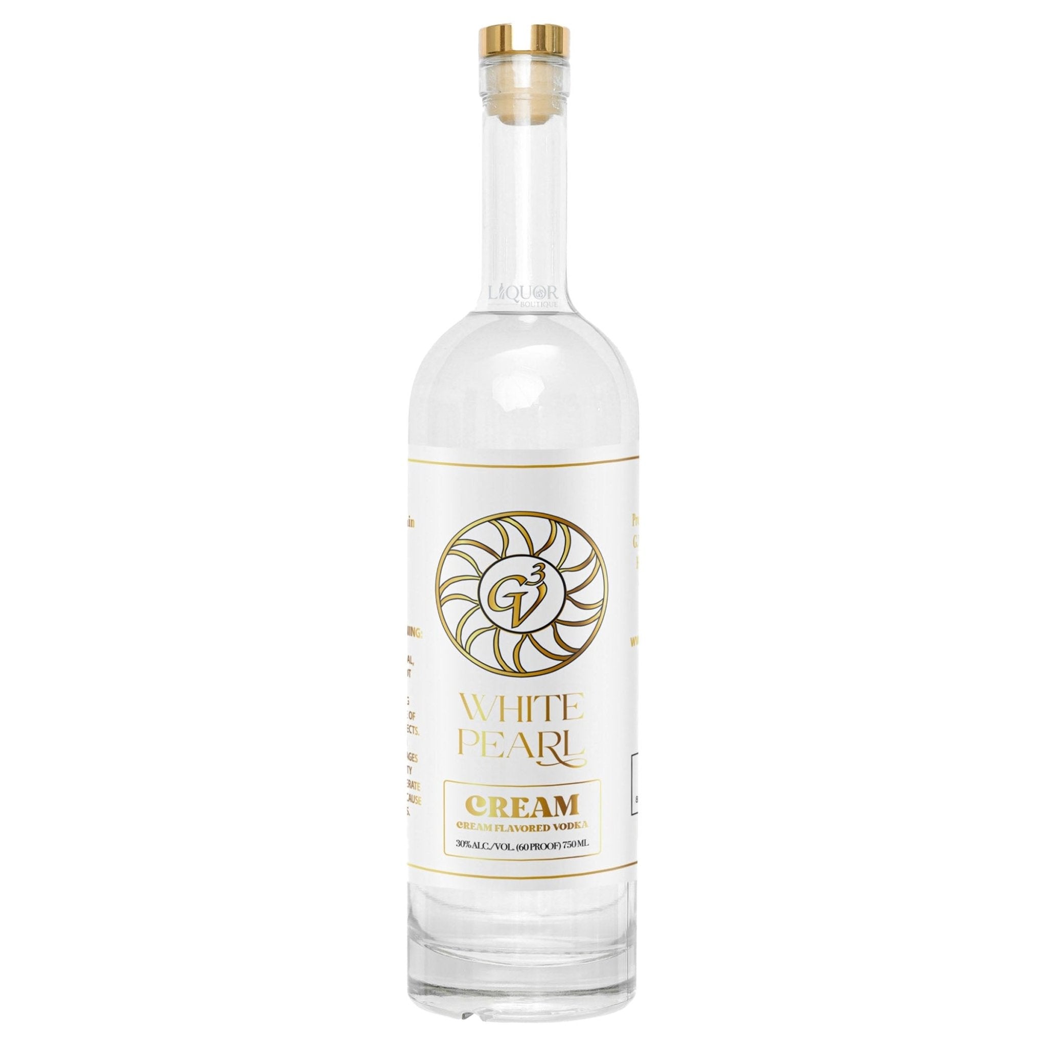 GV3 White Pearl Cream Vodka - Liquor Boutique