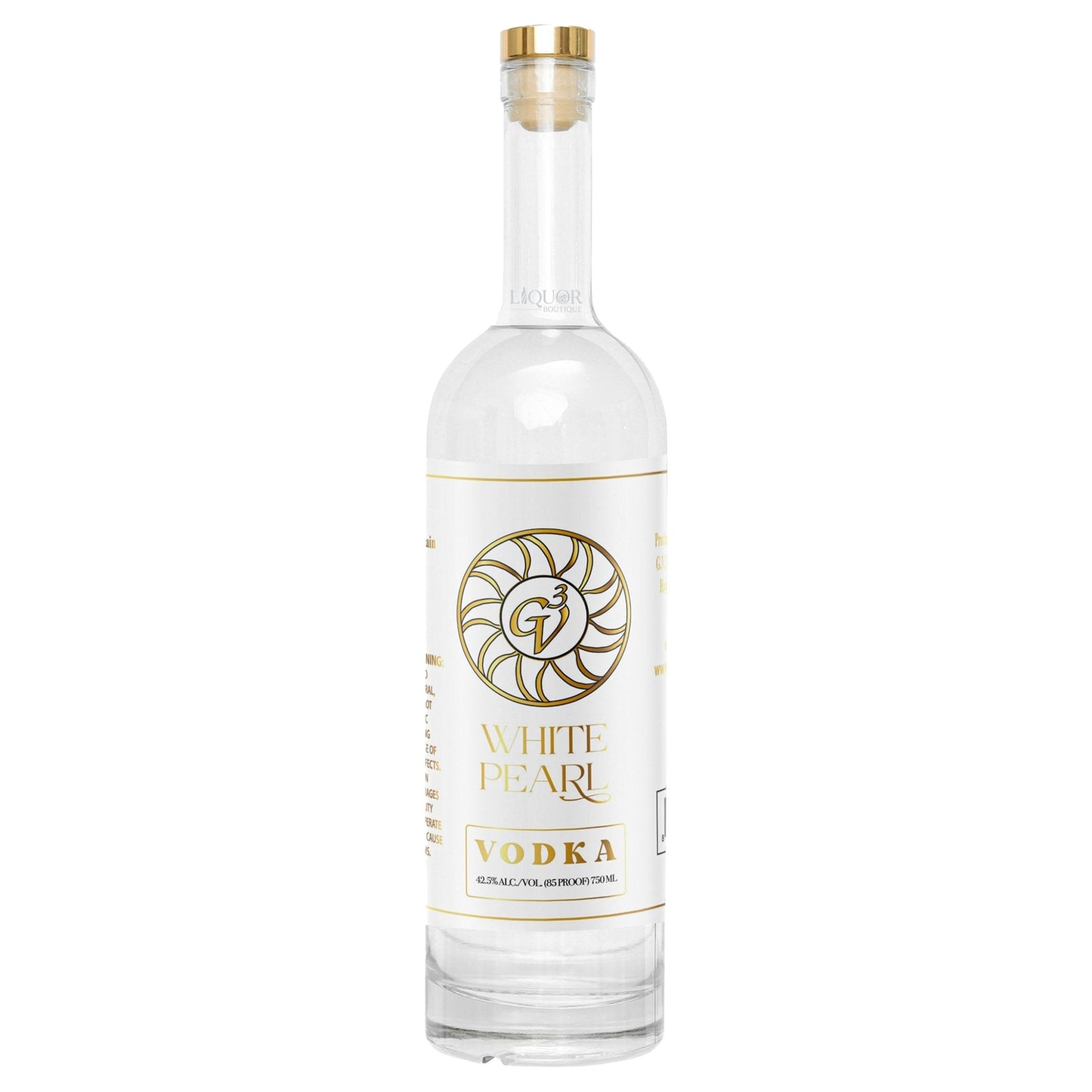 GV3 White Pearl Vodka - Liquor Boutique