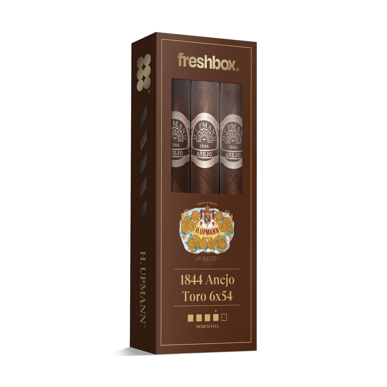 H Upmann 1844 Anejo Toro 6x54 FreshBox | Cigar 3-Pack - Liquor Boutique
