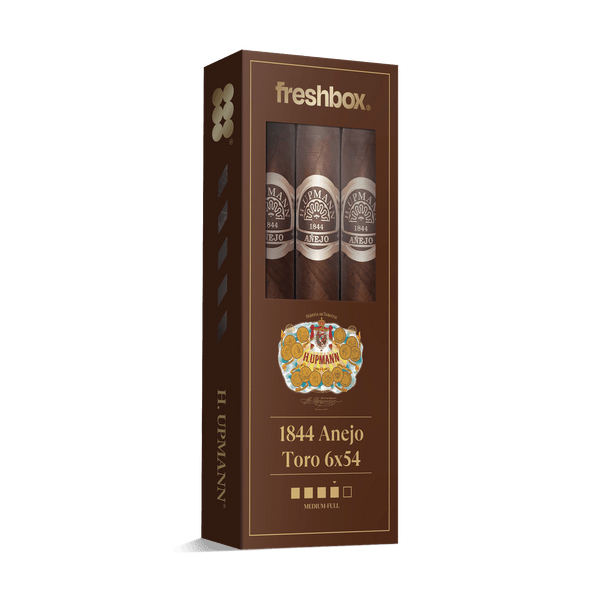 H Upmann 1844 Anejo Toro 6x54 FreshBox | Cigar 3-Pack - Liquor Boutique