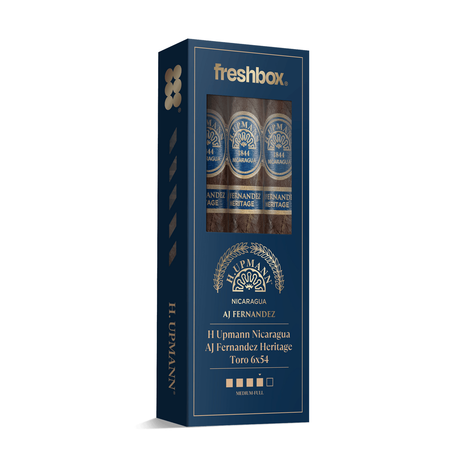 H Upmann Nicaragua AJ Fernandez Heritage 6x54 FreshBox | Cigar 3-Pack - Liquor Boutique