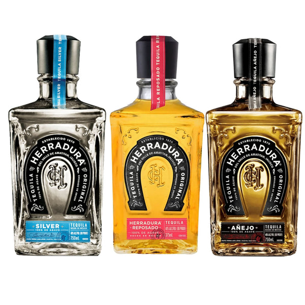 Herradura Silver, Reposado, & Añejo Tequila Bundle - Liquor Boutique