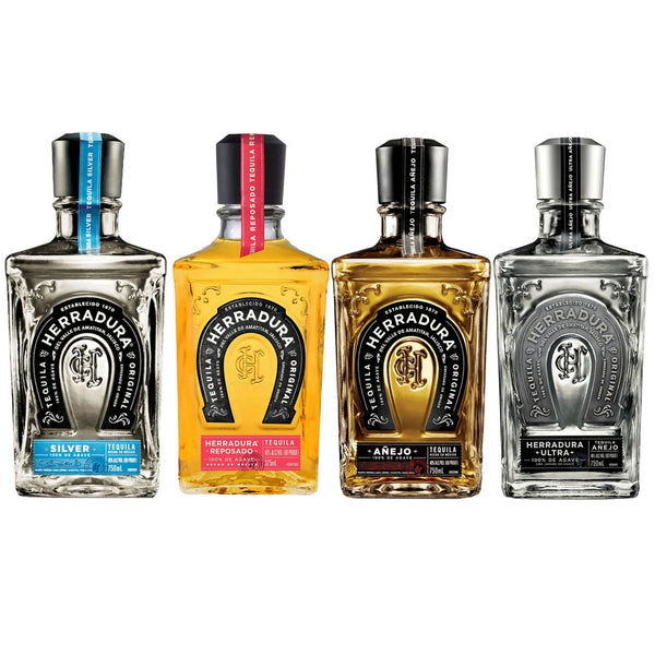 Herradura Silver, Reposado, Añejo, & Ultra Añejo Tequila Bundle - Liquor Boutique