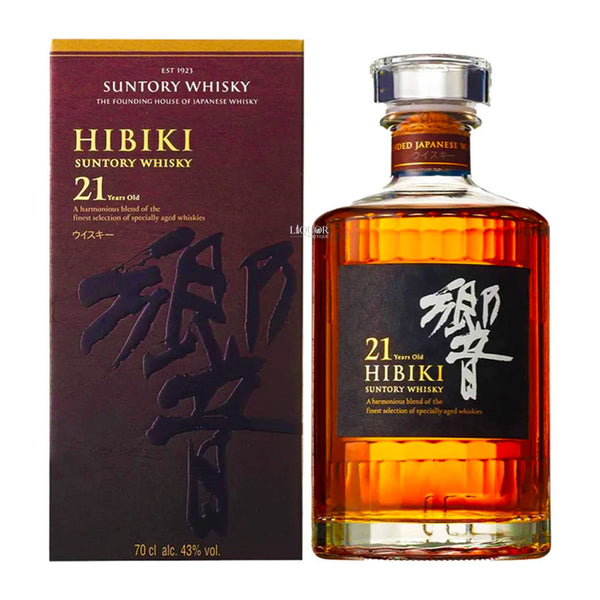 Hibiki 21 Year Old Japanese Whisky 700ml - Liquor Boutique
