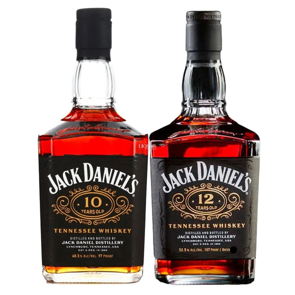 Jack Daniel’s 10 & 12 Year Old Tennessee Whiskey Bundle 700ml - Liquor Boutique