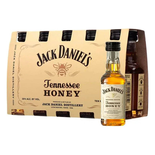 Jack Daniel's Honey Whiskey 50ml 10 Pack - Liquor Boutique