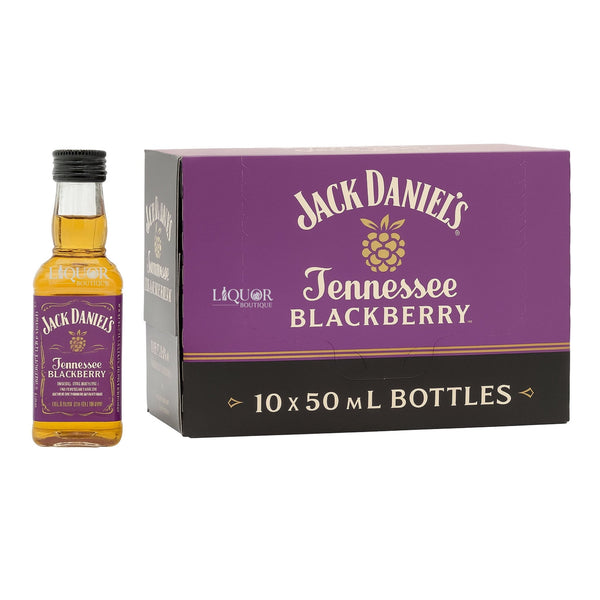 Jack Daniel's Tennessee Blackberry Whiskey 10 Pack 50ml - Liquor Boutique