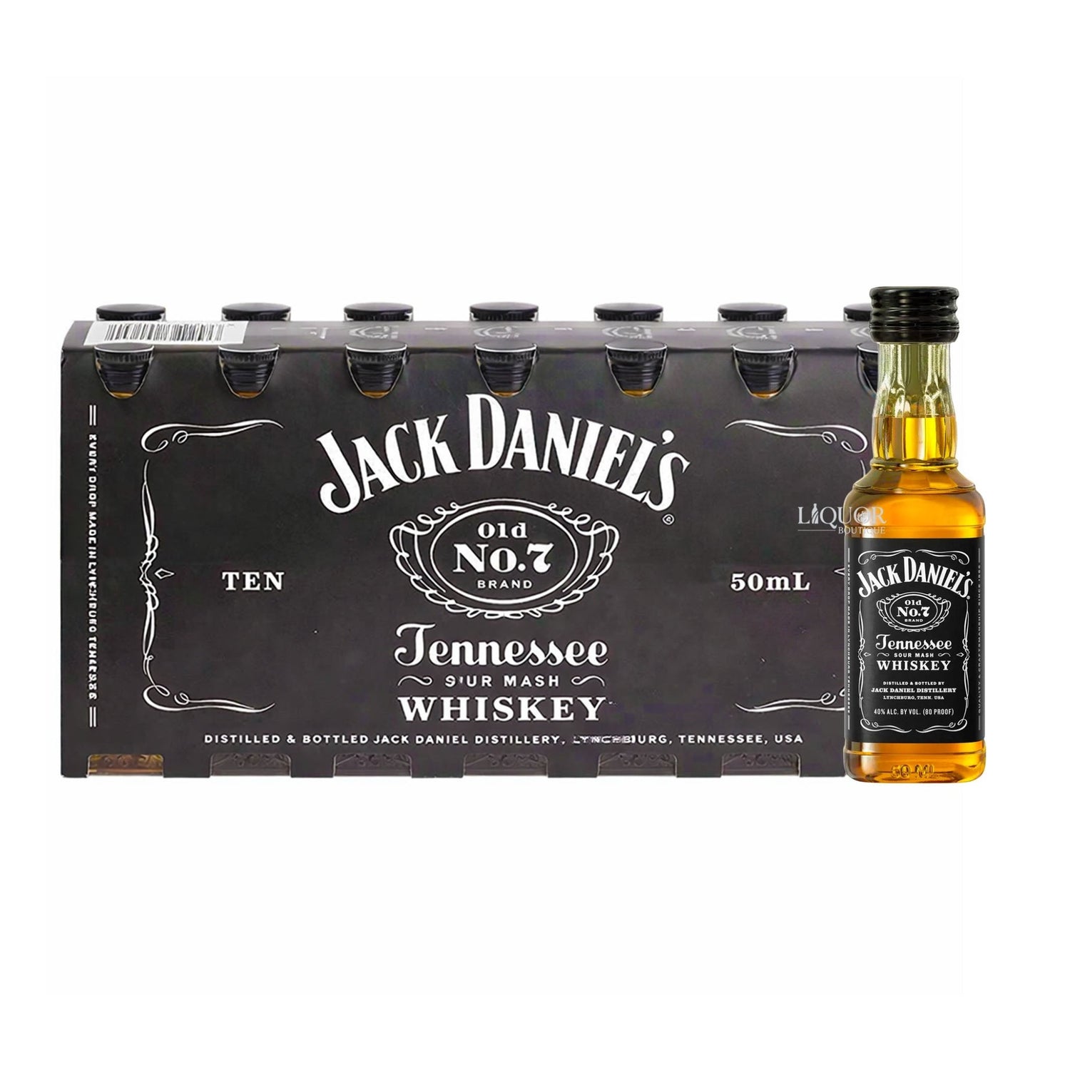 Jack Daniel's Whiskey 50ml 10 Pack - Liquor Boutique