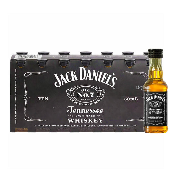 Jack Daniel's Whiskey 50ml 10 Pack - Liquor Boutique