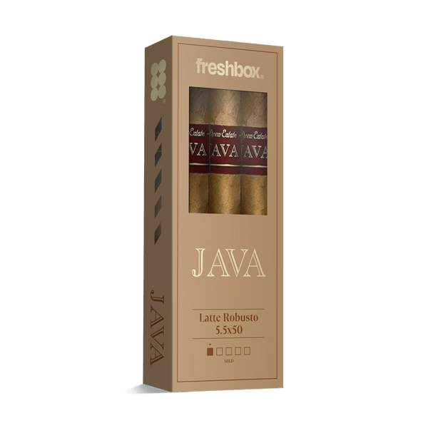 Java Latte Robusto 5.5x50 FreshBox | Cigar 3-Pack - Liquor Boutique