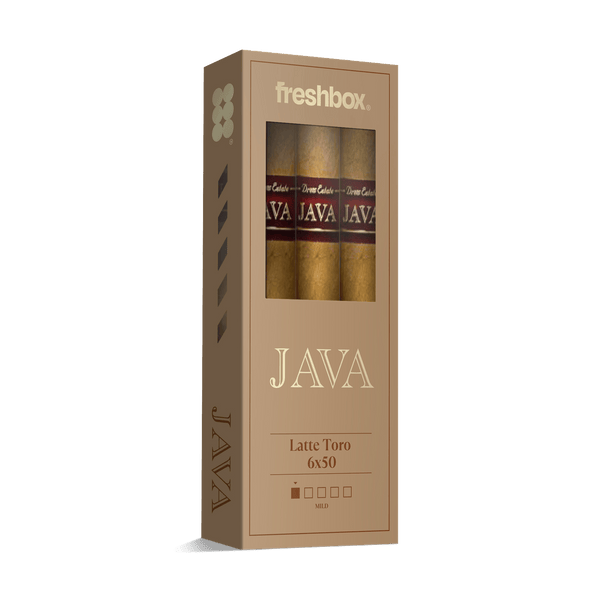 Java Latte Toro 6x50 FreshBox | Cigar 3-Pack - Liquor Boutique
