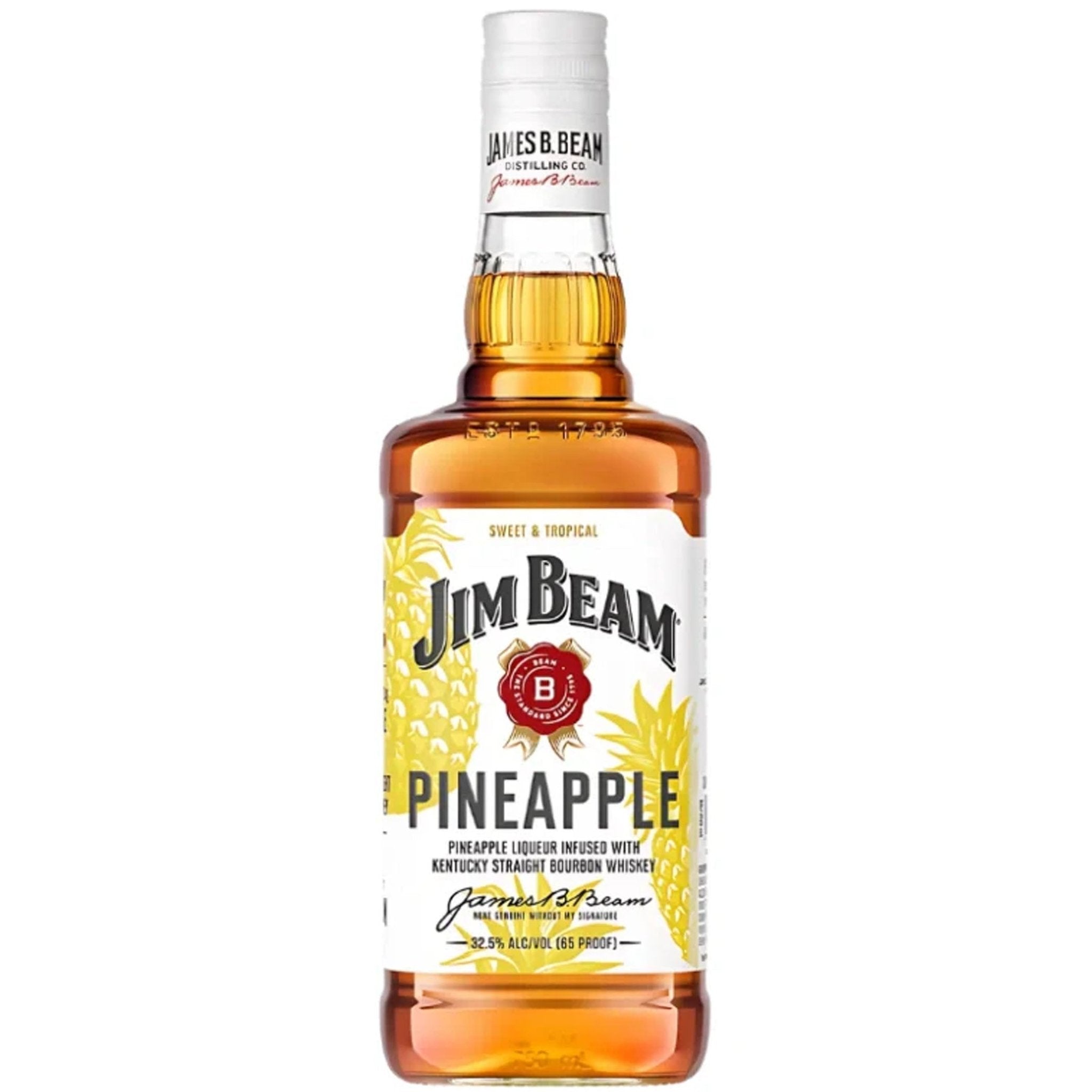 Jim Beam Pineapple Kentucky Straight Bourbon 375ml - Liquor Boutique