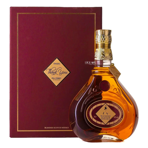 Johnnie Walker 50th Anniversary Dieageo Thank you Hill Street Commemorative Swing Blended Scotch Whisky - Liquor Boutique