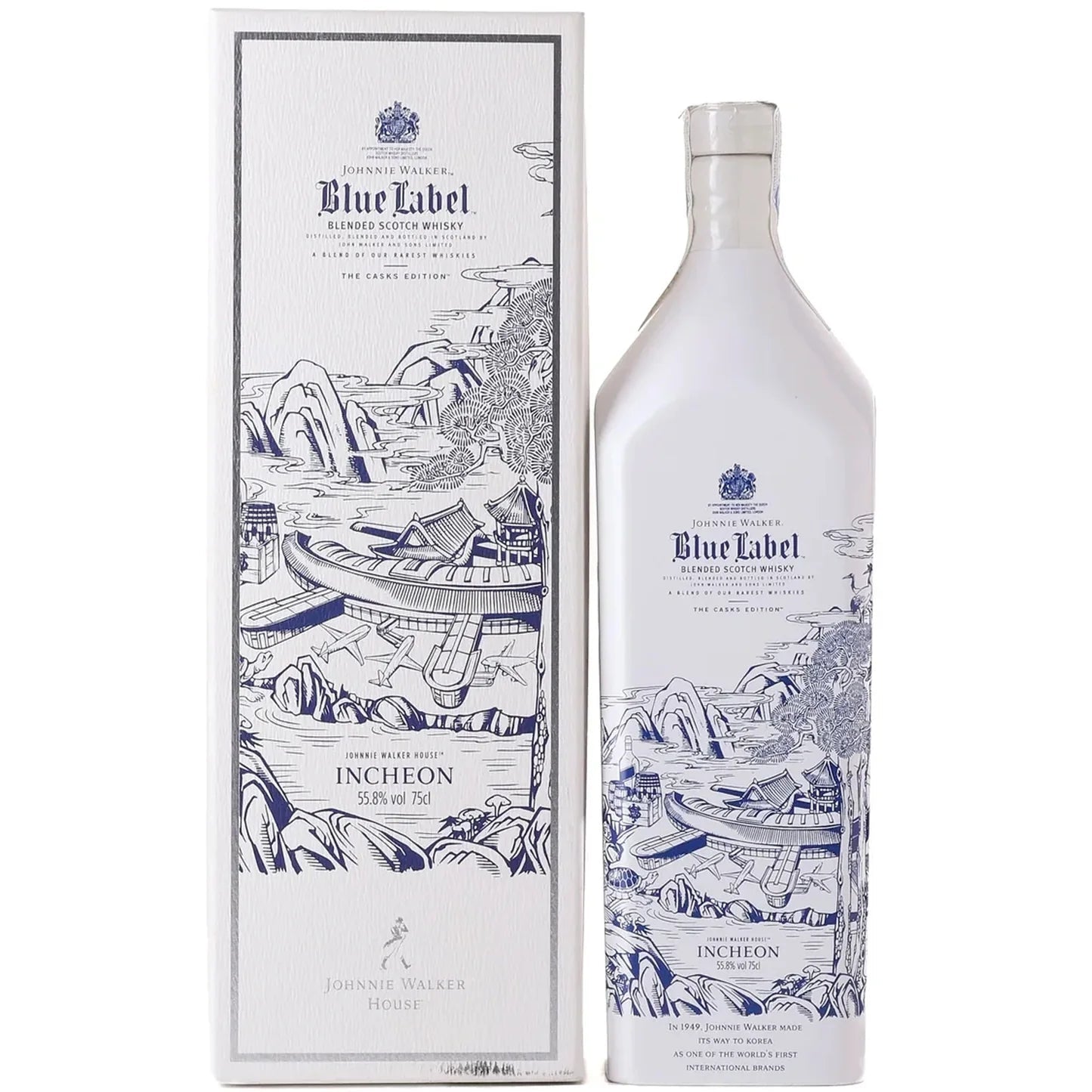 Johnnie Walker Blue Label Casks Edition Incheon Blended Scotch Whisky - Liquor Boutique