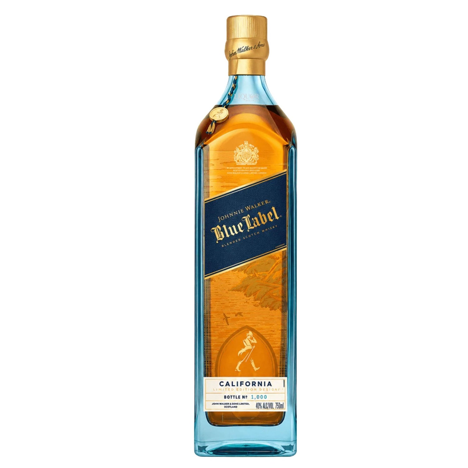 Johnnie Walker Blue Label Cities California Blended Scotch Whisky 750ml - Liquor Boutique