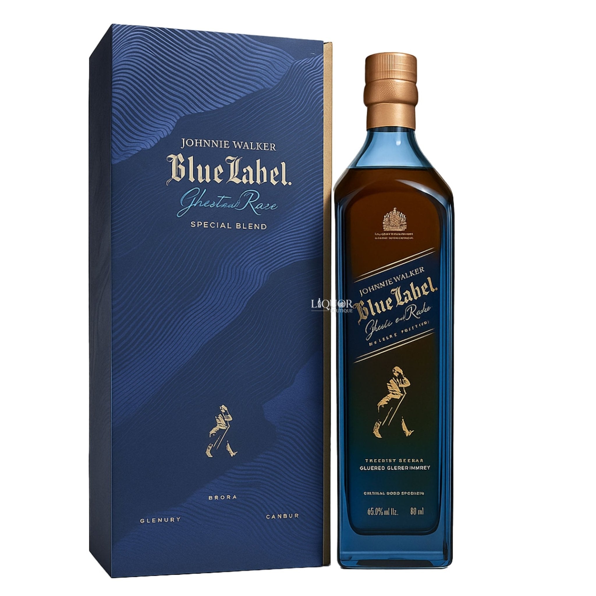Johnnie Walker Blue Label Ghost and Rare Brora Edition – Liquor