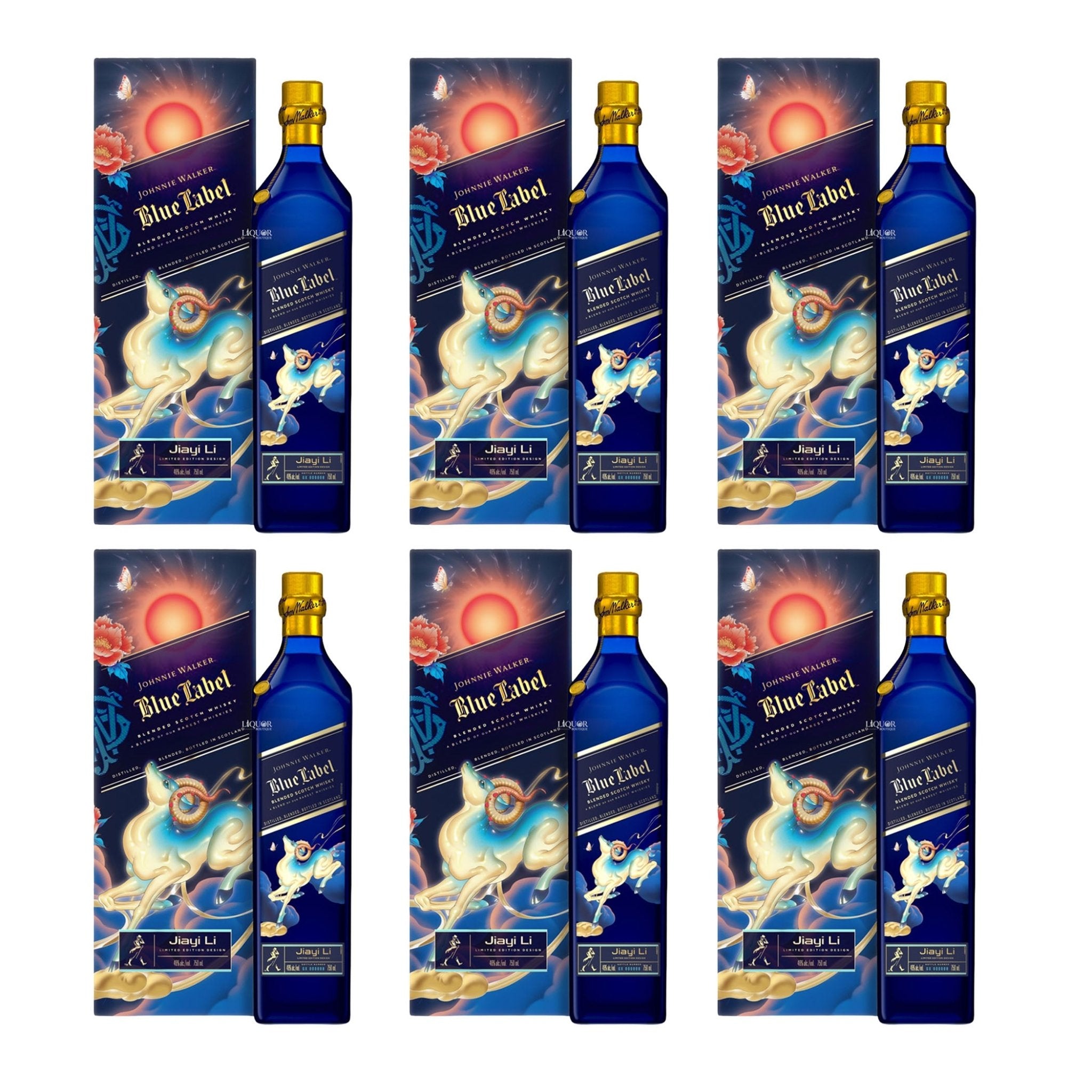 Johnnie Walker Blue Label Year of the Goat 2027 Scotch Whisky 750ml - Liquor Boutique