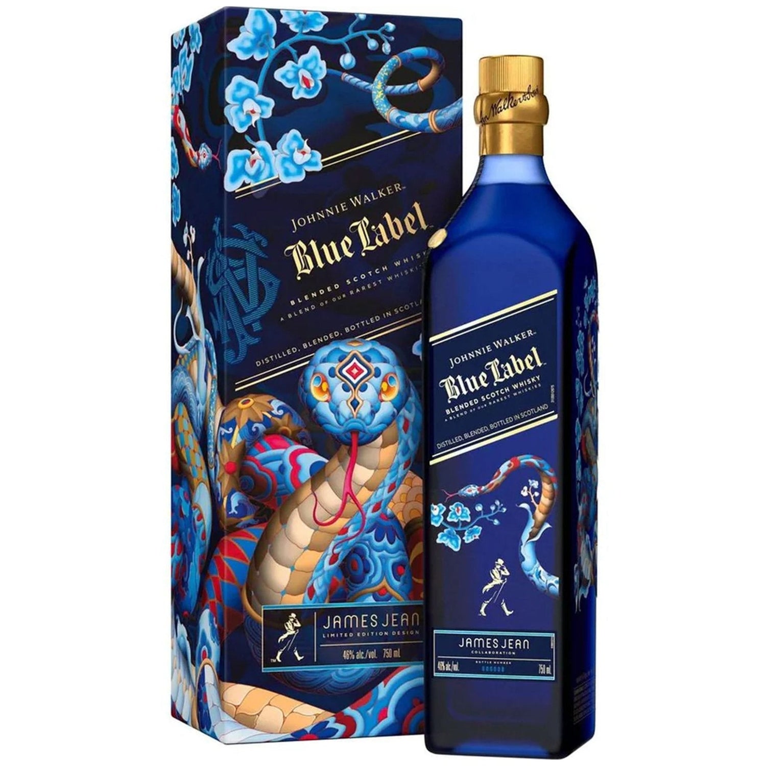 Johnnie Walker Blue Label Year Of The Snake 2025 Limited Edition 750ml - Liquor Boutique