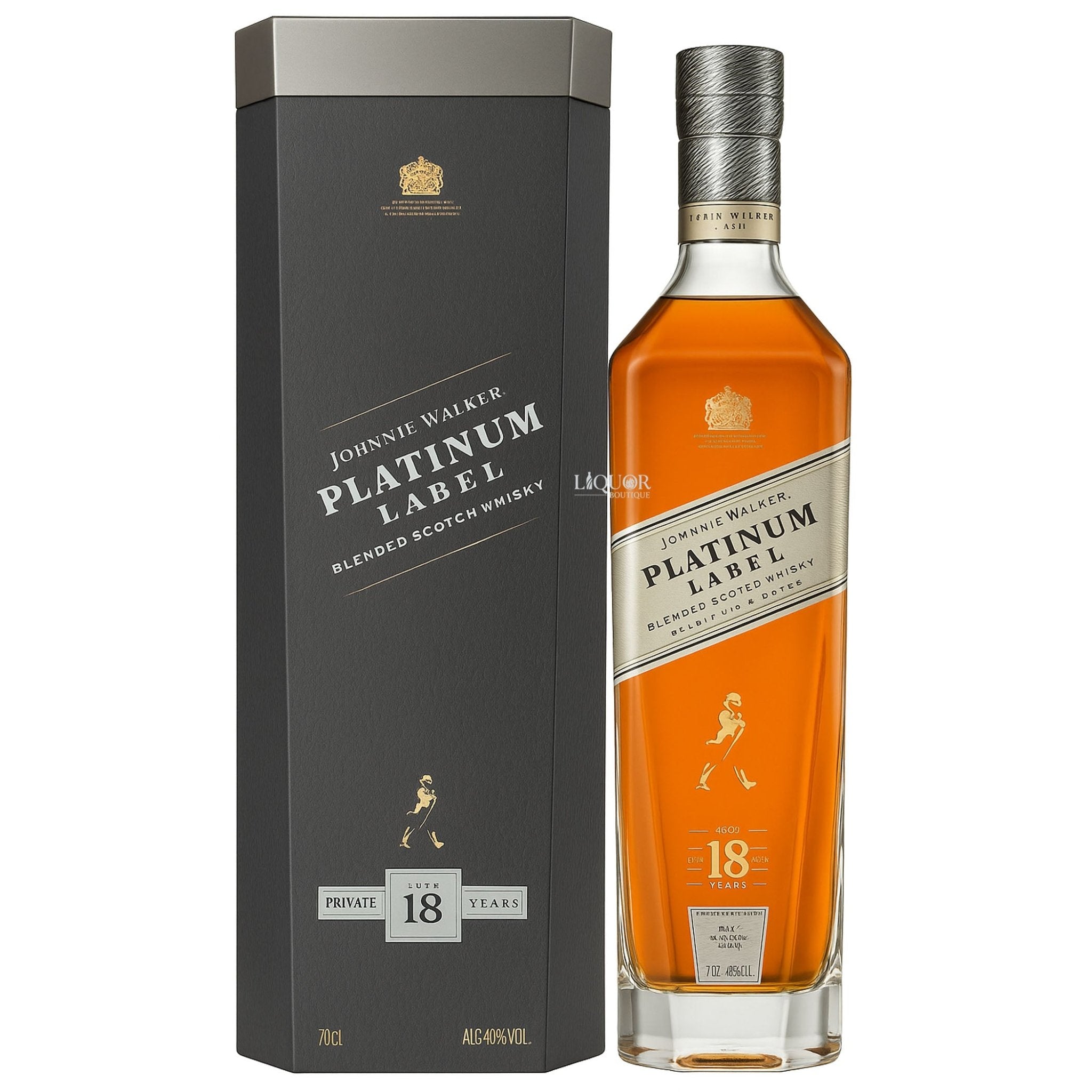 Johnnie Walker Platinum Label 18 Year Old Blended Scotch Whisky - Liquor Boutique