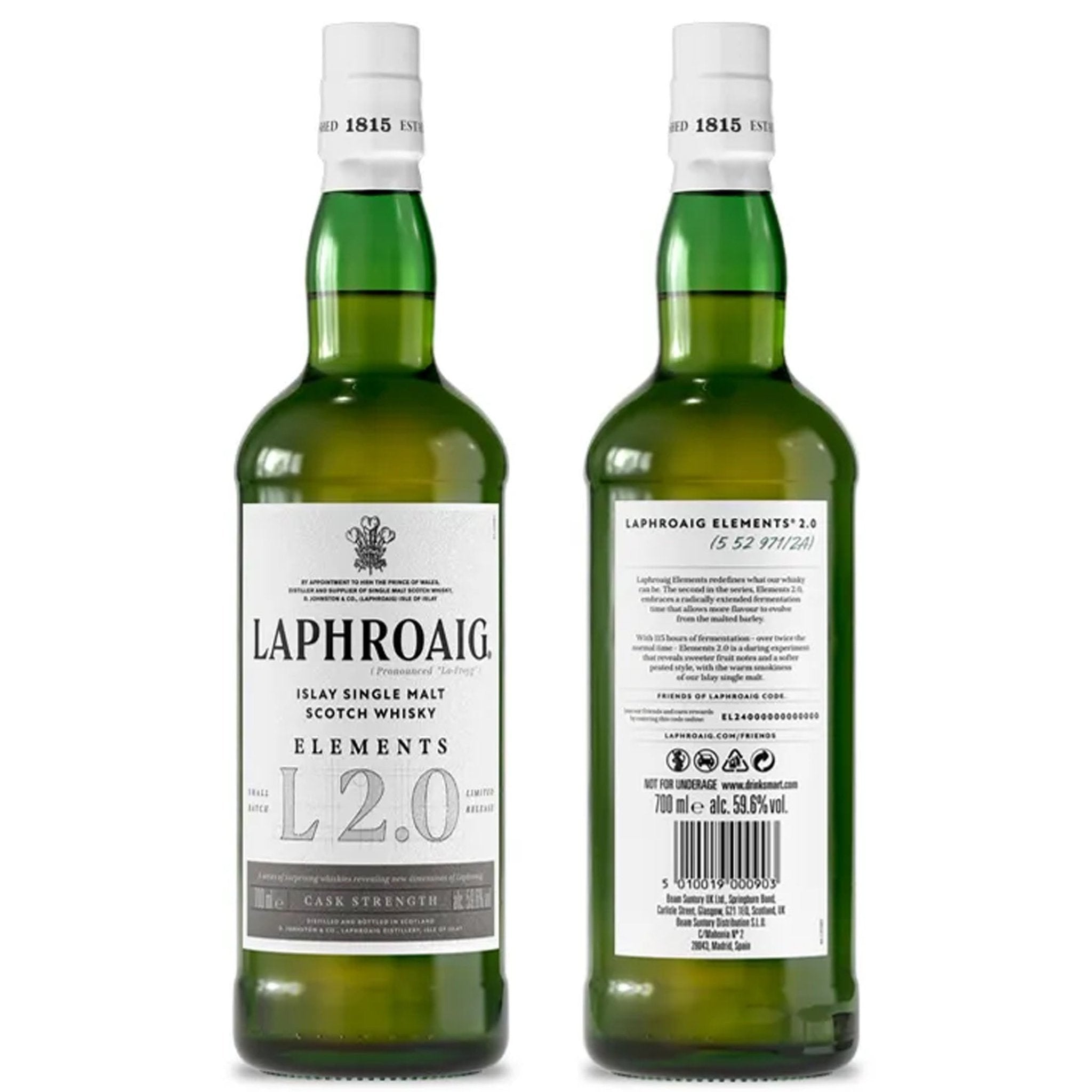 Laphroaig Elements 2.0 Islay Single Malt Scotch 700ml - Liquor Boutique