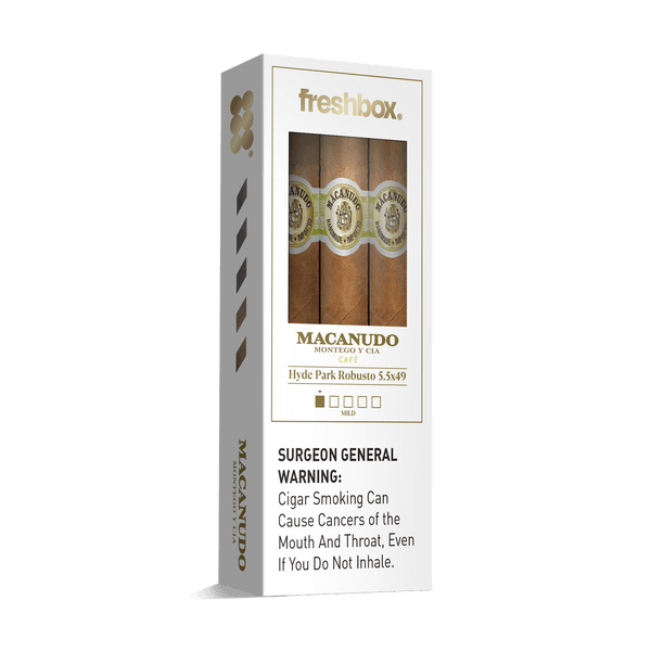 Macanudo Hyde Park 5.5x49 FreshBox | Cigar 3-Pack - Liquor Boutique