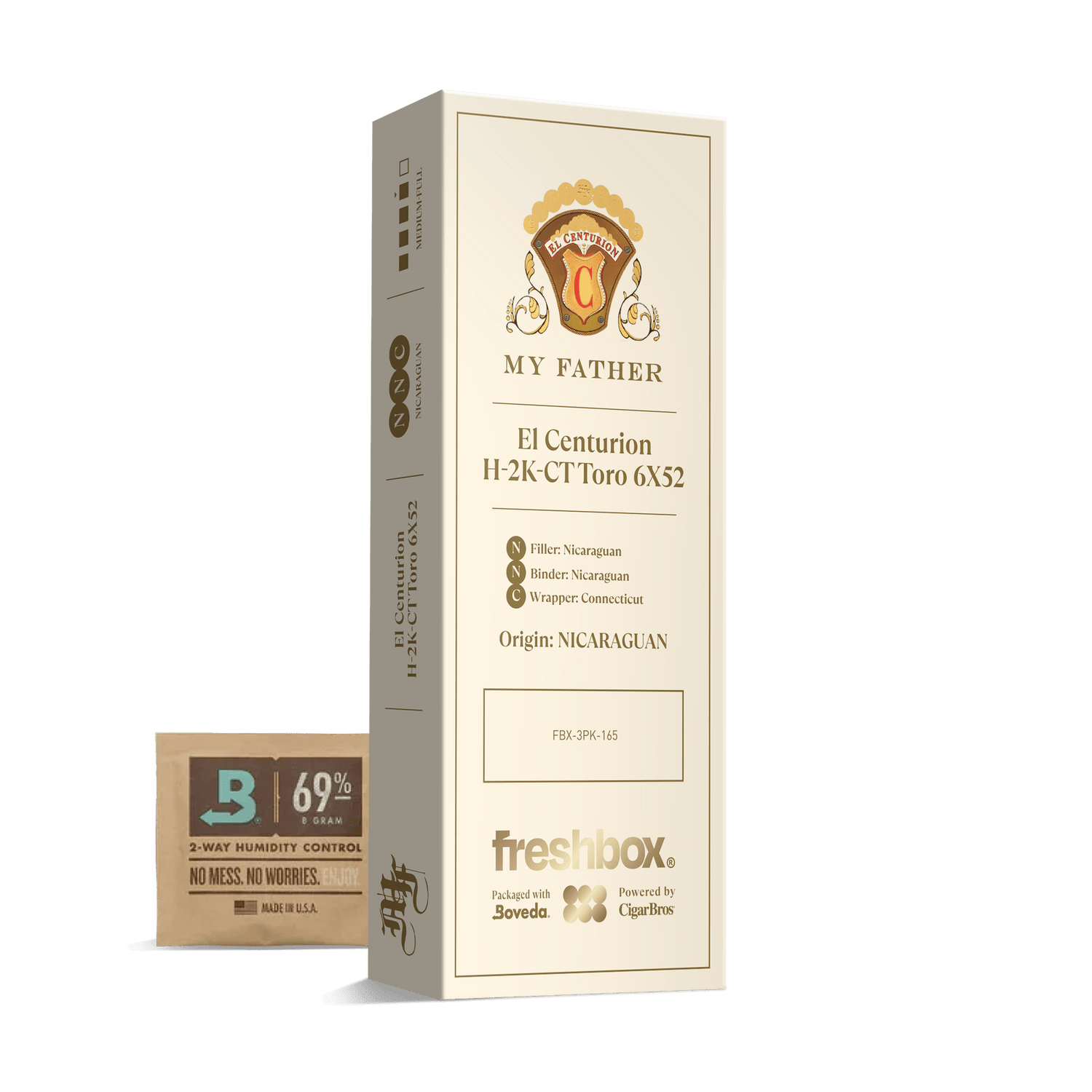 My Father El Centurion H 2k ct Toro 6x52 FreshBox | Cigar 3-Pack - Liquor Boutique