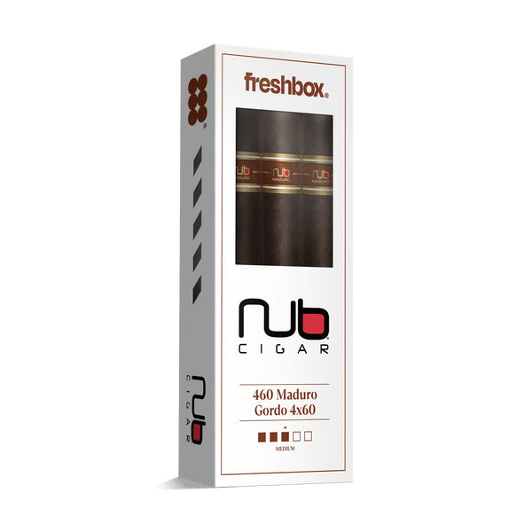 Nub 460 Maduro 4x60 FreshBox | Cigar 3-Pack - Liquor Boutique