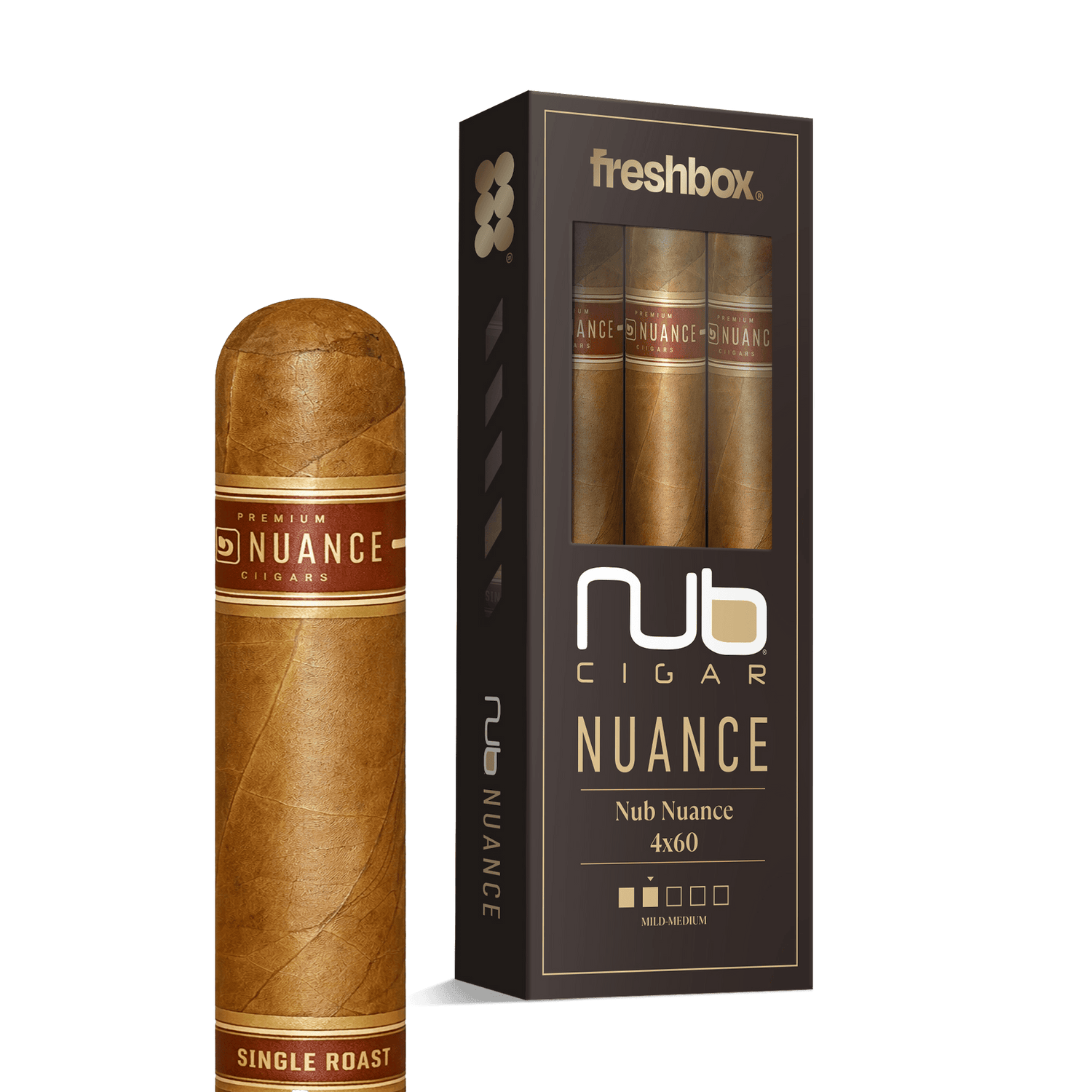 Nub Nuance 4x60 FreshBox | Cigar 3-Pack - Liquor Boutique