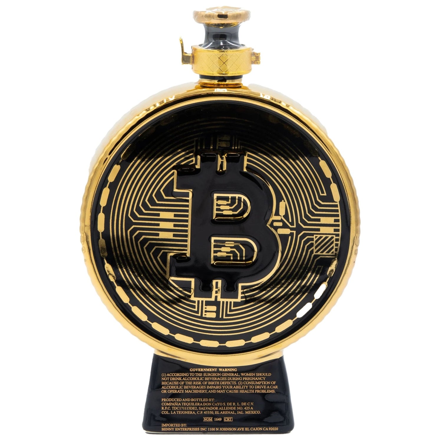 Oceano Azul Bitcoin Crytopquila Anejo Tequila 1L - Liquor Boutique