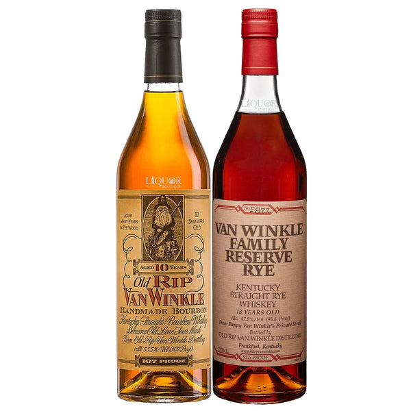 Old RIP Van Winkle 10 Year Bourbon & Family Reserve Rye 13 Year Bundle - Liquor Boutique