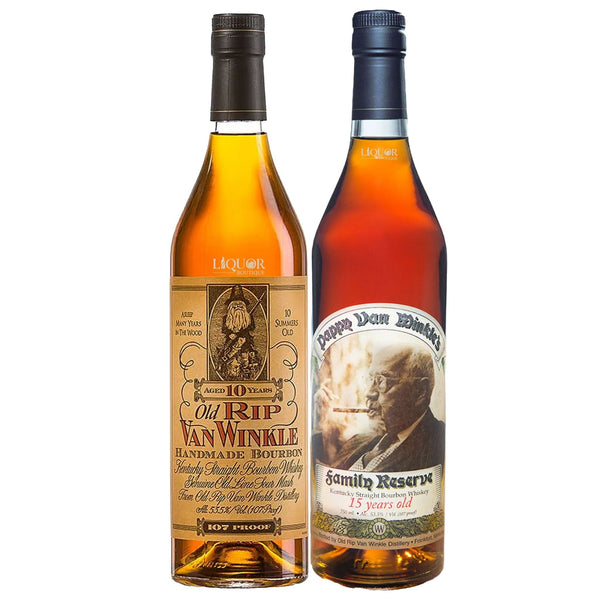 Old Rip Van Winkle 10 Year Bourbon & Pappy Van Winkle 15 Year Family Reserve Bundle - Liquor Boutique