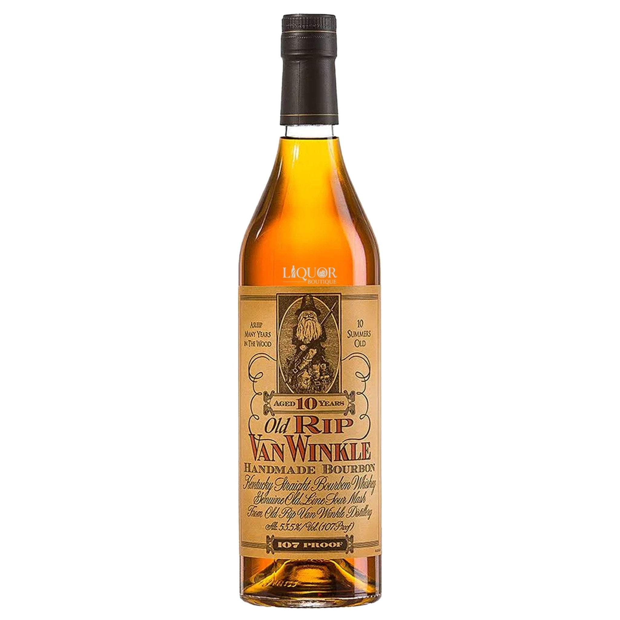 Old Rip Van Winkle 10 Year Straight Bourbon Whiskey 750ml - Liquor Boutique