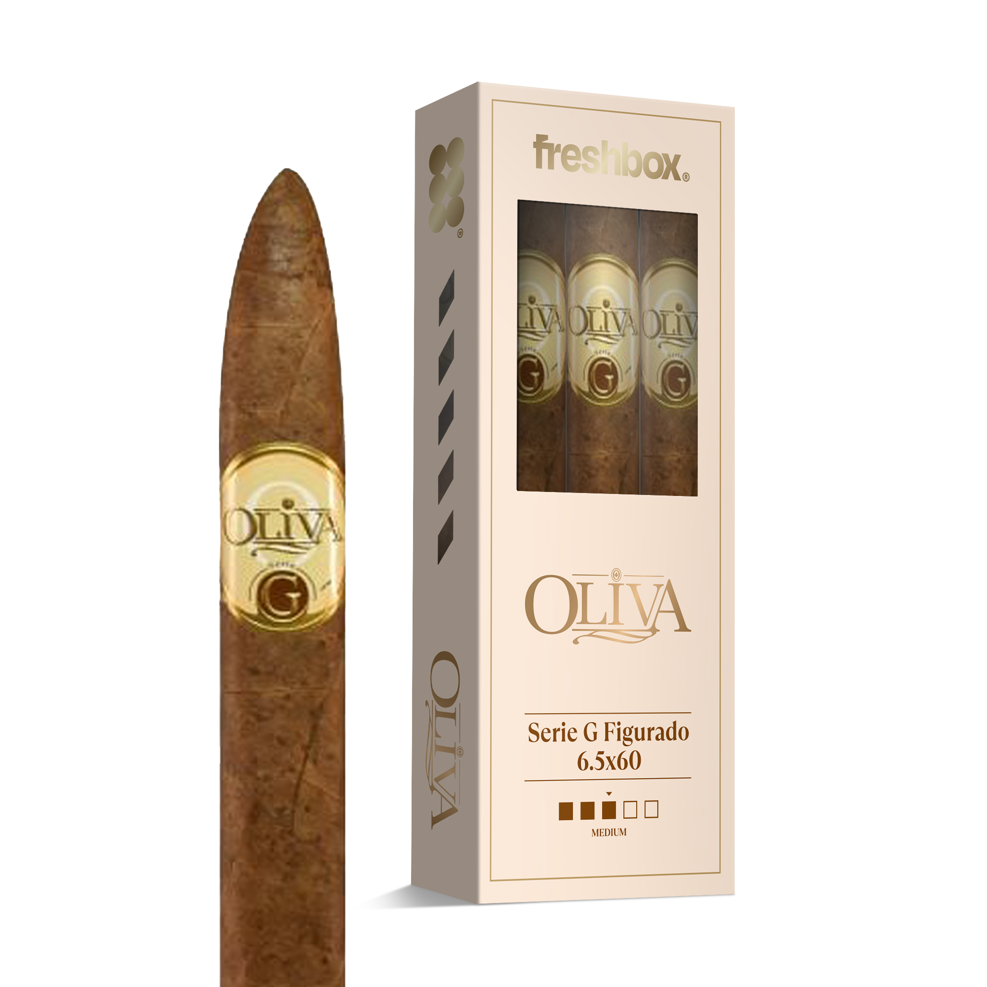 Oliva Serie G Figurado 6.5x60 FreshBox | 3-Pack
