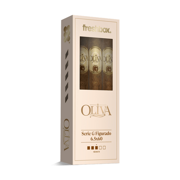 Oliva Serie G Figurado 6.5x60 FreshBox | Cigar 3-Pack - Liquor Boutique
